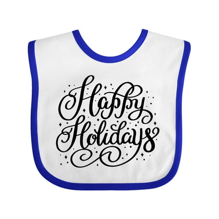 Inktastic Christmas Happy Holidays Hand Lettering in Black Gift Baby Boy or Baby Girl Bib
Inktastic Christmas Happy Holidays Hand Lettering in Black Gift Baby Boy or Baby Girl Bib