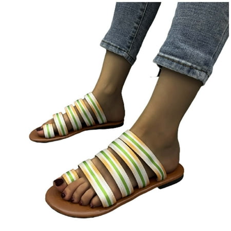 ZIZOCWA Women S Beach Sandals Thin Strap Hollow Casual Flat Shoes Retro Slippers Elegant Womens Pu Leather Clip Toe Flip Flops Summer Green Size6.5
ZIZOCWA Women S Beach Sandals Thin Strap Hollow Casual Flat Shoes Retro Slippers Elegant Womens Pu Leather Clip Toe Flip Flops Summer Green Size6.5