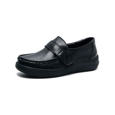 Eloshman Ladies Work Shoes Non-slip Flats Comfort Nurse Shoe Healthcare Shock Absorption Slip On Loafers Waterproof Moccasins Black 6
Eloshman Ladies Work Shoes Non-slip Flats Comfort Nurse Shoe Healthcare Shock Absorption Slip On Loafers Waterproof Moccasins Black 6