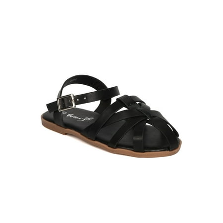 New Women Betani Ellie-2 Leatherette Caged d Orsay Fisherman Flat Sandal
New Women Betani Ellie-2 Leatherette Caged d Orsay Fisherman Flat Sandal