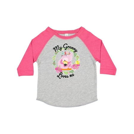 Inktastic Baby Flamingo My Granny Loves Me with Flower Wreath Gift Toddler Boy or Toddler Girl T-Shirt
Inktastic Baby Flamingo My Granny Loves Me with Flower Wreath Gift Toddler Boy or Toddler Girl T-Shirt
