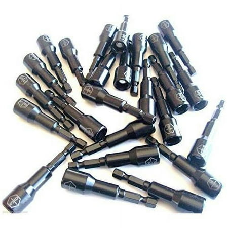 LOT OF ~ 25 ~ LASER ETCHED ~ 3/8 ~ IMPACT MAGNETIC NUT SETTERS 2-9/16 NUTSETTER DRIVER 1/4 HEX SHANK
LOT OF ~ 25 ~ LASER ETCHED ~ 3/8 ~ IMPACT MAGNETIC NUT SETTERS 2-9/16 NUTSETTER DRIVER 1/4 HEX SHANK
