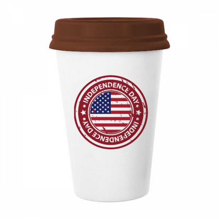 USA Independence Day Flag Red Postmark Mug Coffee Drinking Glass Pottery Cerac Cup Lid
USA Independence Day Flag Red Postmark Mug Coffee Drinking Glass Pottery Cerac Cup Lid