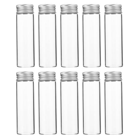 Lixi 10pcs Transparent Empty Tube Bottles Portable Glass Vials for Candies Nuts
Lixi 10pcs Transparent Empty Tube Bottles Portable Glass Vials for Candies Nuts