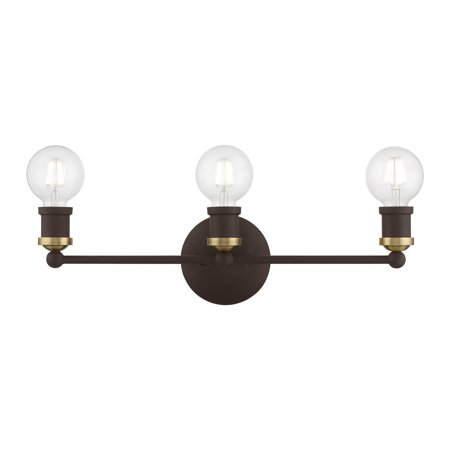 Livex Lighting 14423 Lansdale 3 Light 20 Wide Commercial Vanity Light - Bronze / Antique
Livex Lighting 14423 Lansdale 3 Light 20 Wide Commercial Vanity Light - Bronze / Antique