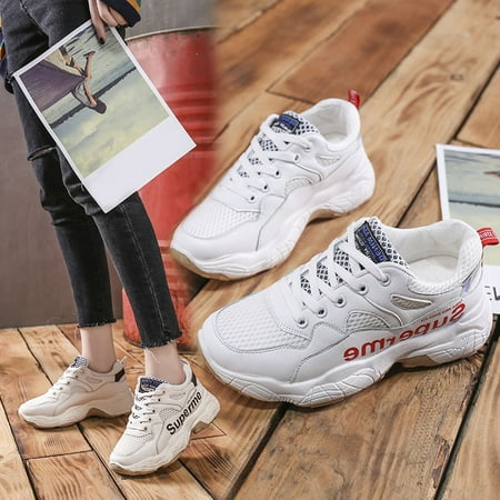 Duretiony Spring Summer Women Breathable Mesh Sneakers Lightweight Platform Sports Shoes New
Duretiony Spring Summer Women Breathable Mesh Sneakers Lightweight Platform Sports Shoes New