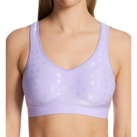 Women s Bali 3488 Comfort Revolution Shaping Wirefree Bra (Misty Dot S)