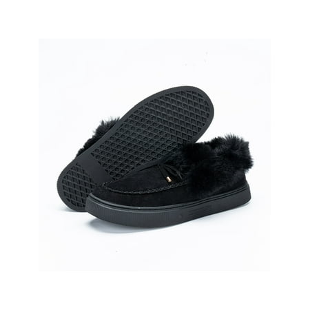 Ritualay Moccasin Slippers for Women Loafer Slip On Casual Flats Winter Shoes Indoor Outdoor Black 7
Ritualay Moccasin Slippers for Women Loafer Slip On Casual Flats Winter Shoes Indoor Outdoor Black 7