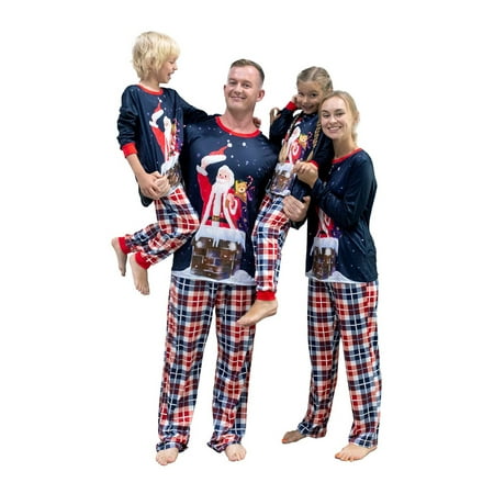 Coduop Christmas Parent-child Pajamas Outfit Santa Claus Plaid Long Sleeve Sleepwear/Jumpsuit
Coduop Christmas Parent-child Pajamas Outfit Santa Claus Plaid Long Sleeve Sleepwear/Jumpsuit