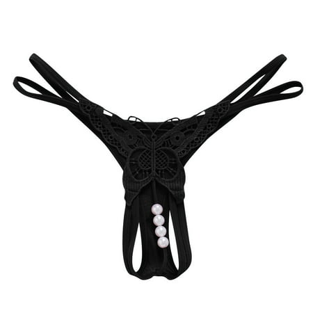 iOPQO Panties For Women Ladies Lace Lingerie Panties Soft Pearl Panties Ladies Trendy Panties Black + One Size
iOPQO Panties For Women Ladies Lace Lingerie Panties Soft Pearl Panties Ladies Trendy Panties Black + One Size