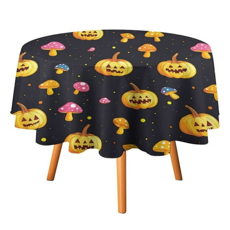 JINGDS Spooky Pumpkins Small Mushrooms-1000 Round Table Cloth Halloween Tablecloth Thanksgiving Day Table Cloth Round Cover Circle Tablecloth for Halloween Thanksgiving Fall Party
JINGDS Spooky Pumpkins Small Mushrooms-1000 Round Table Cloth Halloween Tablecloth Thanksgiving Day Table Cloth Round Cover Circle Tablecloth for Halloween Thanksgiving Fall Party