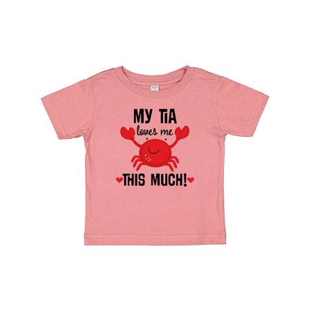 Inktastic My Tia Loves Me Nephew Gift Gift Baby Boy or Baby Girl T-Shirt