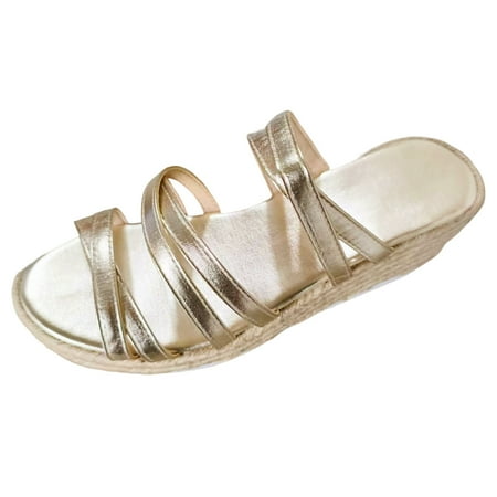 CAICJ98 Womens Sandals Ladies Fashion Bohemian Summer Printed Fabric Faced Flat Bottom Ankle Strap Sandals Gold
CAICJ98 Womens Sandals Ladies Fashion Bohemian Summer Printed Fabric Faced Flat Bottom Ankle Strap Sandals Gold