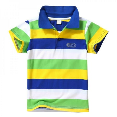 Elaydool Kids Boys Striped Clothes Summer T-Shirts School Children Clothing Cotton Short Sleeve Turn-down Collar Sports Tops Size 1-7Yrs
Elaydool Kids Boys Striped Clothes Summer T-Shirts School Children Clothing Cotton Short Sleeve Turn-down Collar Sports Tops Size 1-7Yrs