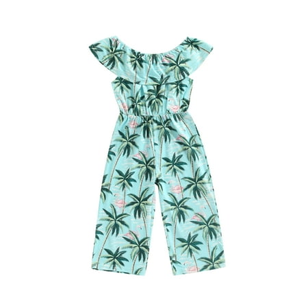 ZIYIXIN Summer Kids Girls Jumpsuits Pants Leaves/ Flamingo Print Overalls Playsuits Light Blue 3-4 Years
ZIYIXIN Summer Kids Girls Jumpsuits Pants Leaves/ Flamingo Print Overalls Playsuits Light Blue 3-4 Years