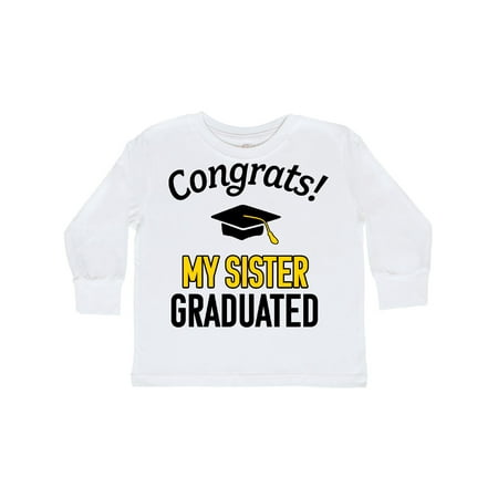 Inktastic Congrats! My Sister Graduated with cap Gift Toddler Boy or Toddler Girl Long Sleeve T-Shirt
Inktastic Congrats! My Sister Graduated with cap Gift Toddler Boy or Toddler Girl Long Sleeve T-Shirt