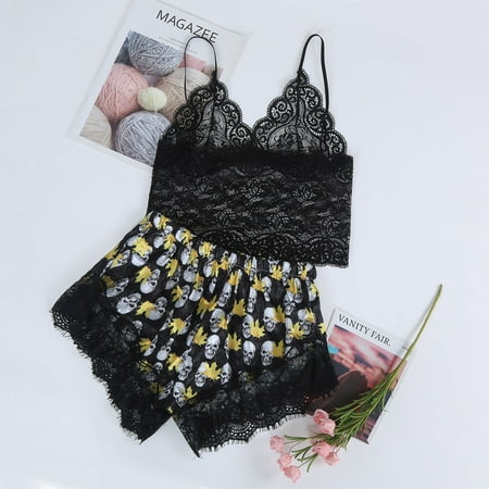 Levmjia Women s Pajamas Set Clearance Summer Plus Size New Sexy Lace Lingerie Silk Underwear Sleepwear Underwear Pajamas Satin
Levmjia Women s Pajamas Set Clearance Summer Plus Size New Sexy Lace Lingerie Silk Underwear Sleepwear Underwear Pajamas Satin