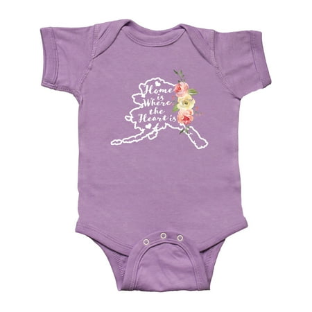 Inktastic Alaska Home is Where the Heart is with Watercolor Floral Gift Baby Boy or Baby Girl Bodysuit
Inktastic Alaska Home is Where the Heart is with Watercolor Floral Gift Baby Boy or Baby Girl Bodysuit