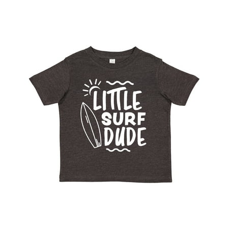 Inktastic Little Surf Dude with Surfboard Gift Toddler Boy Girl T-Shirt