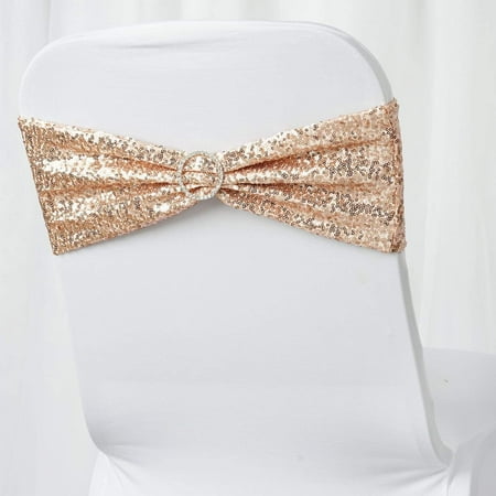 Efavormart 5 PCS x SEXY SEQUINED Spandex Chair Sash for Wedding Events Banquet Decor Chair Bow Sash Party Decoration Supplies
Efavormart 5 PCS x SEXY SEQUINED Spandex Chair Sash for Wedding Events Banquet Decor Chair Bow Sash Party Decoration Supplies