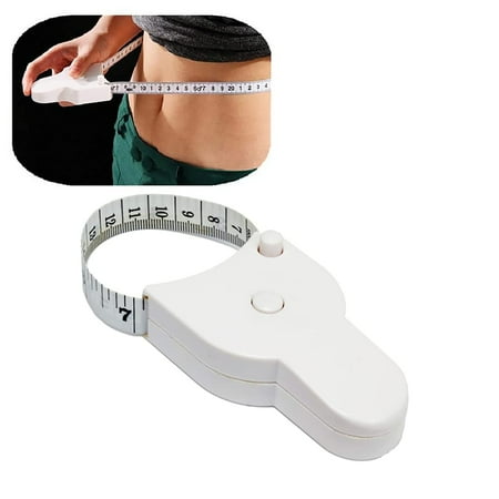 Automatic Retractable Body Measure Tape - 60 inch Telescopic Self Measuring Tape for Body Measurement and Weight Loss Portable Lock Pin and Push-Button Sewing Tapes(White)
Automatic Retractable Body Measure Tape - 60 inch Telescopic Self Measuring Tape for Body Measurement and Weight Loss Portable Lock Pin and Push-Button Sewing Tapes(White)