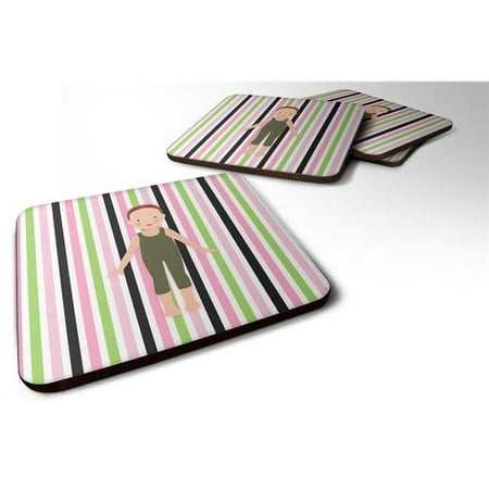 Dancer Bikatard Flexed Hands Foam Coaster