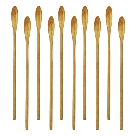 Bar Spoon Spoon Swizzle Sticks for Drinks 7.96 Inch 10 Pieces Natural Wood Long Handle Drink Spoons Stirrer Swizzle Sticks
Bar Spoon Spoon Swizzle Sticks for Drinks 7.96 Inch 10 Pieces Natural Wood Long Handle Drink Spoons Stirrer Swizzle Sticks