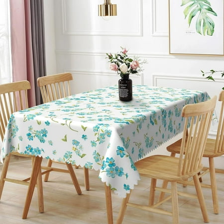 Uorbeay 60x102inches Spring Floral Tablecloth Watercolor Flowers Blossom with Green Leaves Print Rectangle Table Cloth Wrinkle Resistant Waterproof Table Cover for Picnic Party Home Dining Room Decor
Uorbeay 60x102inches Spring Floral Tablecloth Watercolor Flowers Blossom with Green Leaves Print Rectangle Table Cloth Wrinkle Resistant Waterproof Table Cover for Picnic Party Home Dining Room Decor