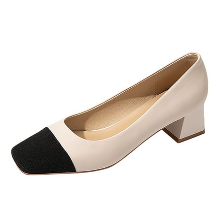 Leisure Women Four Seasons Artificial Leather Solid Color Non-Slip Square Heel Square Toe Breathable Slip On Lazy Shoes
Leisure Women Four Seasons Artificial Leather Solid Color Non-Slip Square Heel Square Toe Breathable Slip On Lazy Shoes