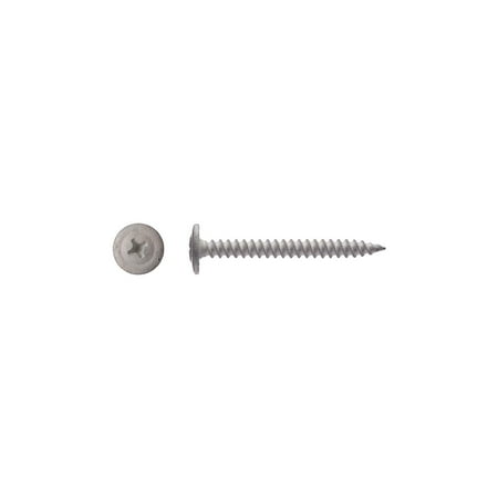 Big Timber 1MTS8158W #8 x 1-5/8 Phillips Modified Truss Screws White (131/Box)