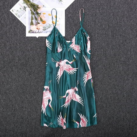 Women s Nightdress Satin Négligées Spaghetti Sling Strap Sleeveless Nightgowns Home Wearing New
Women s Nightdress Satin Négligées Spaghetti Sling Strap Sleeveless Nightgowns Home Wearing New