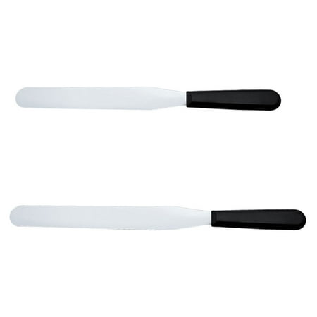 NUOLUX 2pcs Stainless Steel Cake Cream Scrapers Practical Butter Spatulas (Silver)
NUOLUX 2pcs Stainless Steel Cake Cream Scrapers Practical Butter Spatulas (Silver)