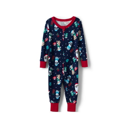 Lands End Baby Zip Up Pajama Sleeper Onesie
