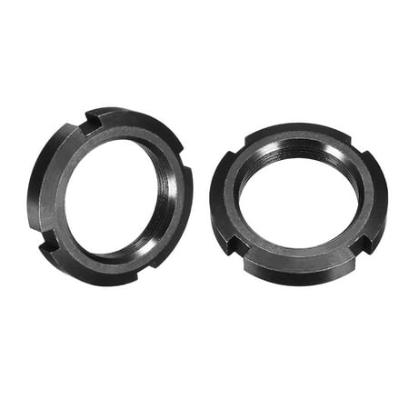 M35x1.5mm Retaining Four-Slot Slotted Round Nuts 2 Pcs