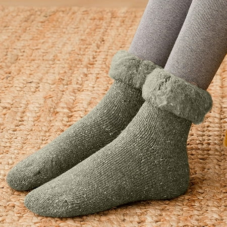 Christmas Stockings Women Winter Thickened Snow Socks Plus Velvet Mid Tube Socks Turn Over Solid Color Long Tube Socks For Family Christmas Decoration
Christmas Stockings Women Winter Thickened Snow Socks Plus Velvet Mid Tube Socks Turn Over Solid Color Long Tube Socks For Family Christmas Decoration