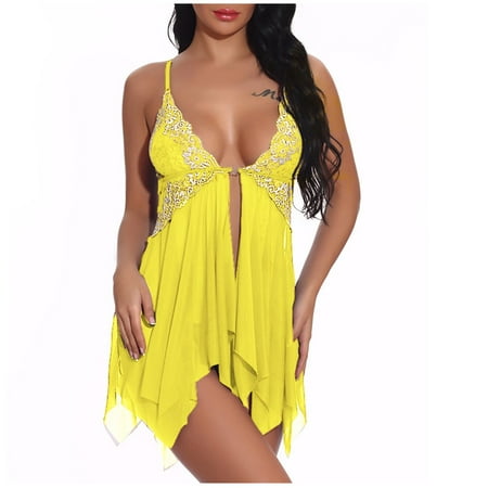 Coappsuiop Lingerie For Women Lingerie for Women Front Closure Lace V Neck Mesh Sleepwear Lingerie Underwear Women
Coappsuiop Lingerie For Women Lingerie for Women Front Closure Lace V Neck Mesh Sleepwear Lingerie Underwear Women