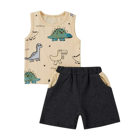 QWERTYU Infant Baby Toddler Child Children Kids Sleeveless Summer Clothing Set Tank Top and Shorts Set Outfits Cartoon Animal for Girl 6M-4Y
QWERTYU Infant Baby Toddler Child Children Kids Sleeveless Summer Clothing Set Tank Top and Shorts Set Outfits Cartoon Animal for Girl 6M-4Y
