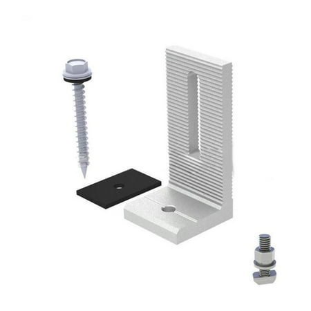 GLFSIL Aluminum Solar Panel Mounting Bracket Roof Mount L Foot for Sloped Pitched Roof
GLFSIL Aluminum Solar Panel Mounting Bracket Roof Mount L Foot for Sloped Pitched Roof