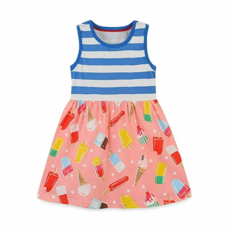 Penkiiy Baby Girls Summer Cartoon Printing Sleeveless Knitted Cotton Round Neck Dress Easter Dresses for Toddler Girls 1-2 Years Blue On Clearance
Penkiiy Baby Girls Summer Cartoon Printing Sleeveless Knitted Cotton Round Neck Dress Easter Dresses for Toddler Girls 1-2 Years Blue On Clearance