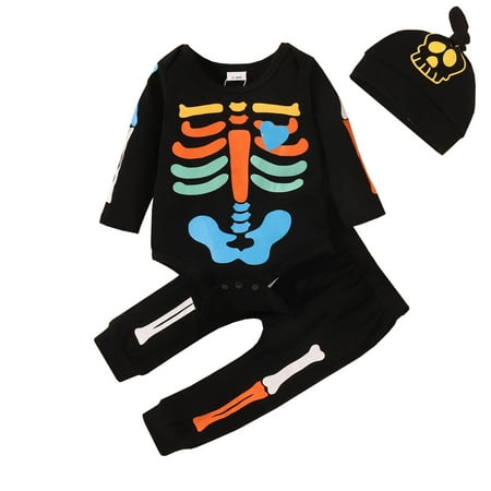 Honeeladyy Discount Infant Baby Print New Baby Halloween Long-sleeved Romper + Trousers + Hat Suit
Honeeladyy Discount Infant Baby Print New Baby Halloween Long-sleeved Romper + Trousers + Hat Suit