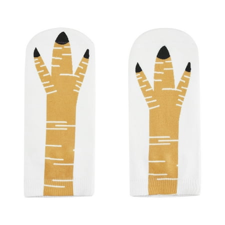 Novelty Funny Socks Crazy 3D Chicken Feet Printed Socks Gifts
