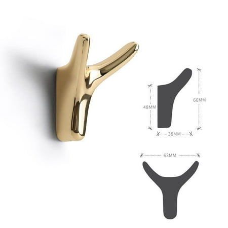 Metal Hanging Hooks Scandinavian Horn Clothes Bathroom Closet Door wall Hanging Wall Mounted Hooks
Metal Hanging Hooks Scandinavian Horn Clothes Bathroom Closet Door wall Hanging Wall Mounted Hooks