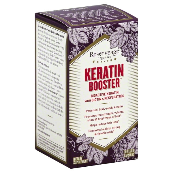Reserveage Organics Reserveage Organics Keratin Booster, 60 ea