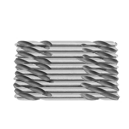 FAIOIN 10Pcs 3.2mm HSS Double Ended Spiral Torsion Drill Tools Drill Set