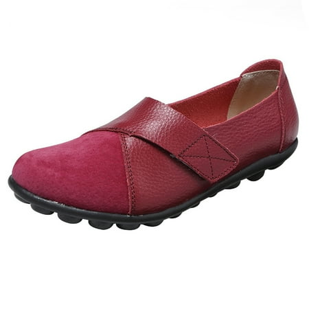 VeliToy Orthopedic PU Leather Loafers Soft Sole Casual Flats Shoes for Women Students(Rose Red 43)
VeliToy Orthopedic PU Leather Loafers Soft Sole Casual Flats Shoes for Women Students(Rose Red 43)
