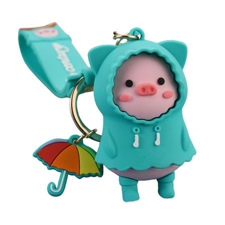Naierhg Key Chain Raincoat Pig Shape Bag Pendant Light Weight Key Chain Lanyard Gift for Handbags
Naierhg Key Chain Raincoat Pig Shape Bag Pendant Light Weight Key Chain Lanyard Gift for Handbags