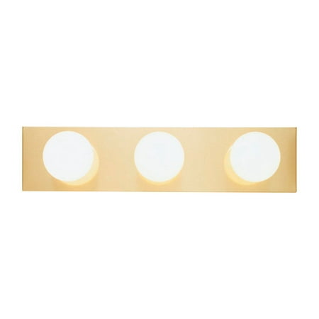 Westinghouse Polished Brass Gold 3 lights Incandescent Bathroom Bar Fixture Wall Mount
Westinghouse Polished Brass Gold 3 lights Incandescent Bathroom Bar Fixture Wall Mount