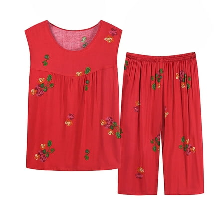 Xihbxyly Linen Sets for Women 2 Piece Button Down Pajamas for Women Plus Size Summer Outfits Printed Loungewear Short Sleeve Button Down Two Piece Shirt Cropped Pants Red XXXL
Xihbxyly Linen Sets for Women 2 Piece Button Down Pajamas for Women Plus Size Summer Outfits Printed Loungewear Short Sleeve Button Down Two Piece Shirt Cropped Pants Red XXXL