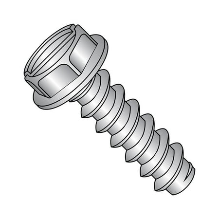 18-8 Stainless Steel Sheet Metal Screw Plain Finish Hex Washer Head Slotted Drive Type B 1/4 -14 Thread Size 1-1/4 Length (Pack of 10)
18-8 Stainless Steel Sheet Metal Screw Plain Finish Hex Washer Head Slotted Drive Type B 1/4 -14 Thread Size 1-1/4 Length (Pack of 10)