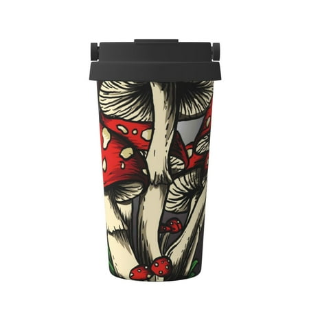 Salouo Red Mushrooms Print Coffee Travel Mug Spill Proof with Lid-Stainless Steel Vacuum Insulated Tumbler - Thermos Cup for Keep Hot/Ice Coffee Tea and Beer
Salouo Red Mushrooms Print Coffee Travel Mug Spill Proof with Lid-Stainless Steel Vacuum Insulated Tumbler - Thermos Cup for Keep Hot/Ice Coffee Tea and Beer